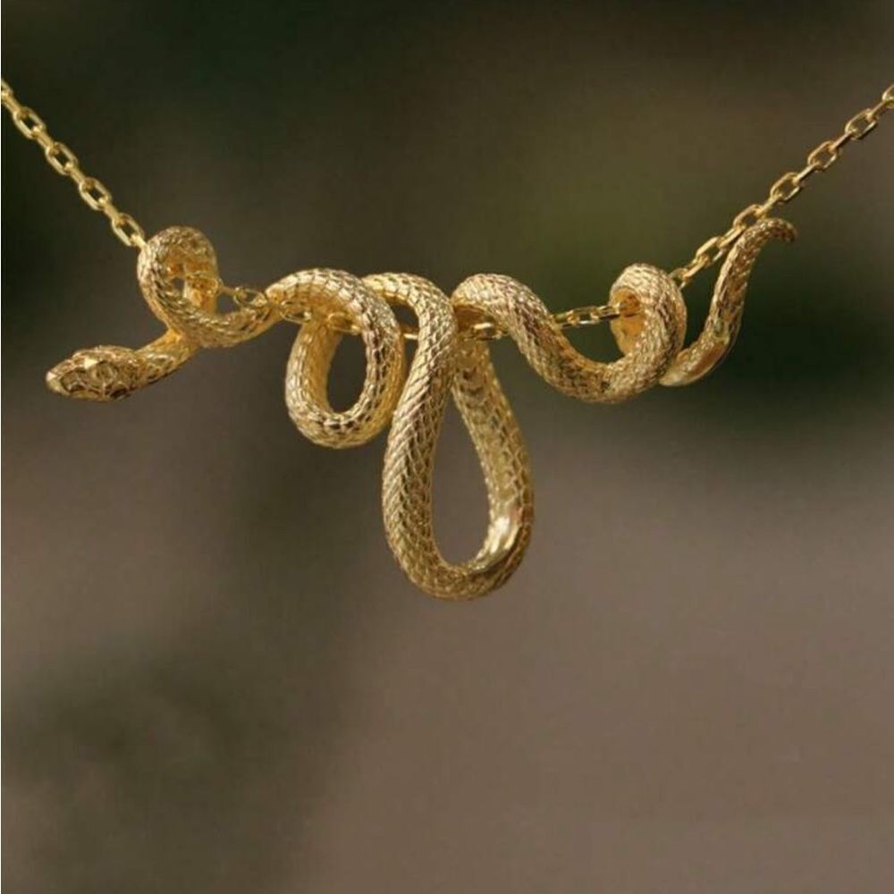 Snake Gold Necklace M416